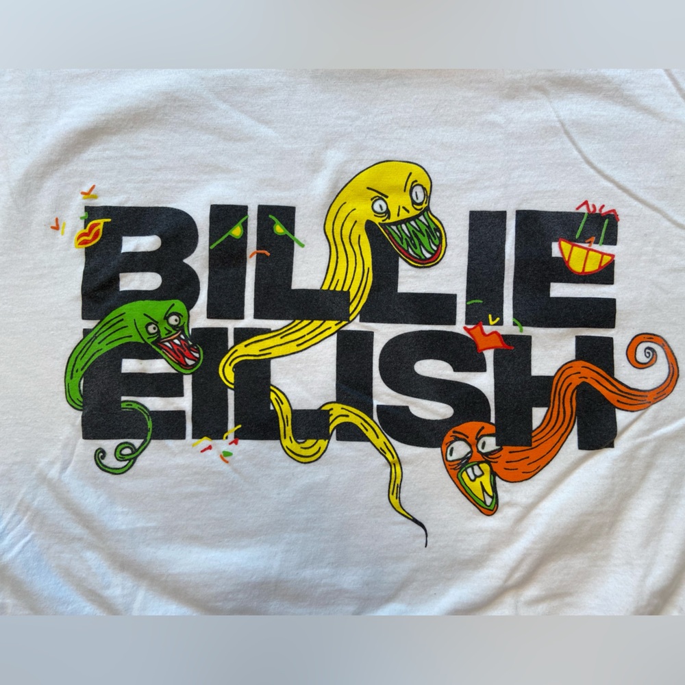 Billie Eilish Official‎ Merchant, tee, short sleeve, crew neck, size Medium M